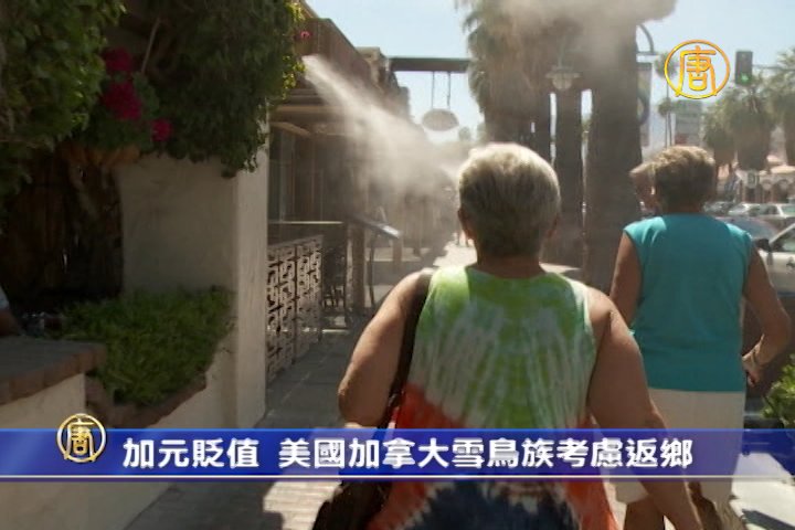 加元貶值美國加拿大雪鳥族考慮返鄉