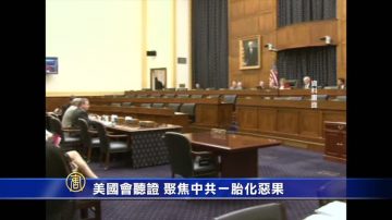 【禁闻】美国会听证 聚焦中共一胎化恶果