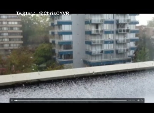 低氣壓使大溫天氣現奇景