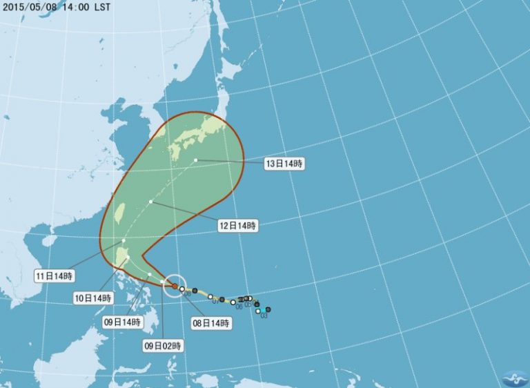 颱風紅霞持續加強 直撲菲律賓掃台灣
