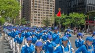 【視頻】8千餘法輪功學員紐約曼哈頓盛大游行(5)
