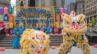 【視頻】紐約慶祝513 歡快舞獅送吉祥
