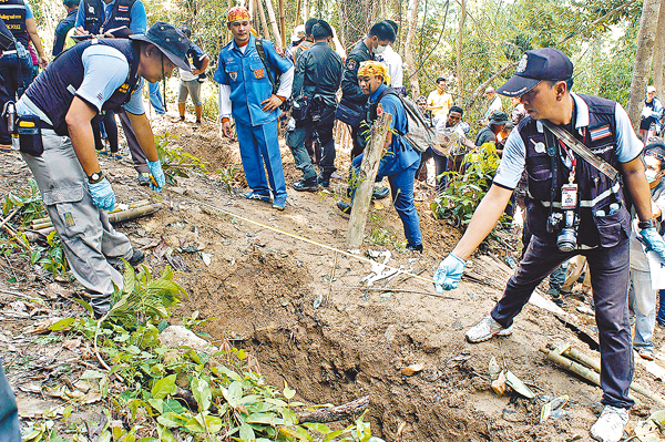 馬泰邊境現139座亂葬崗 疑埋大批難民