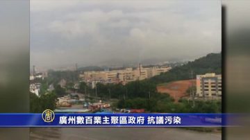 广州数百业主聚区政府 抗议污染