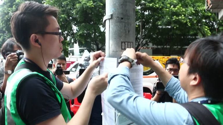 拒假普選  後傘運留守  週三將清場