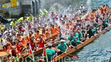 港最熱端午賽龍舟 大澳遊湧承傳統