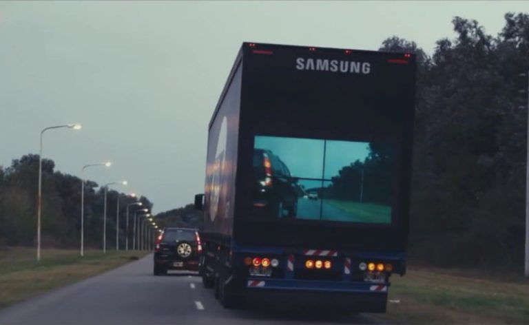 三星推貨櫃概念車 贈送後車「千里眼」
