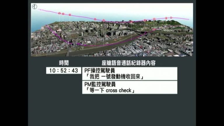 復航墜河空難 8秒前竟發現關錯油門