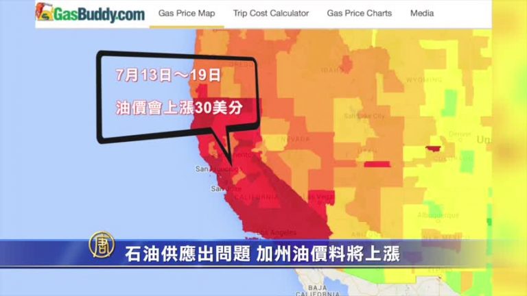 石油供應出問題 加州油價料將上漲