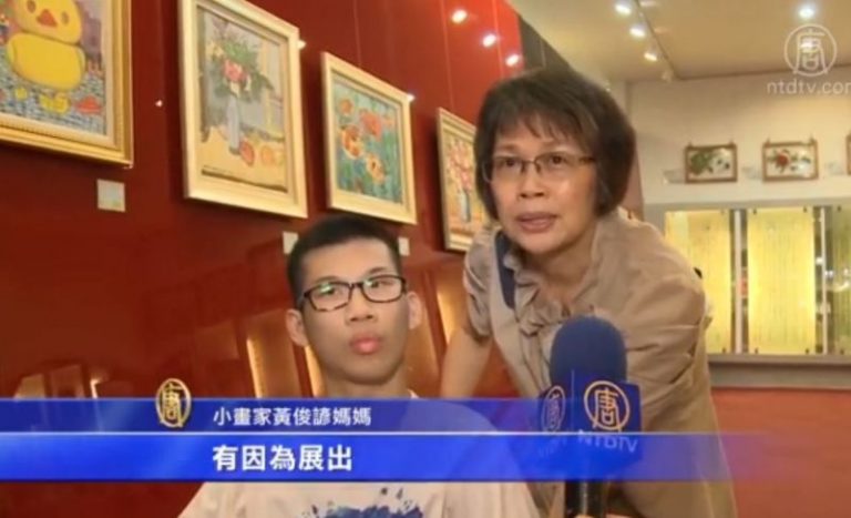 挑戰自我 腦麻畫家從創作中找回自信
