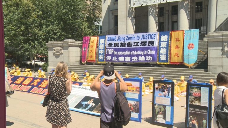 控江人數超八萬 加國溫哥華正義人士聲援