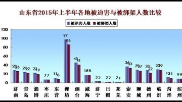 2015上半年山東法輪功學員被迫害統計