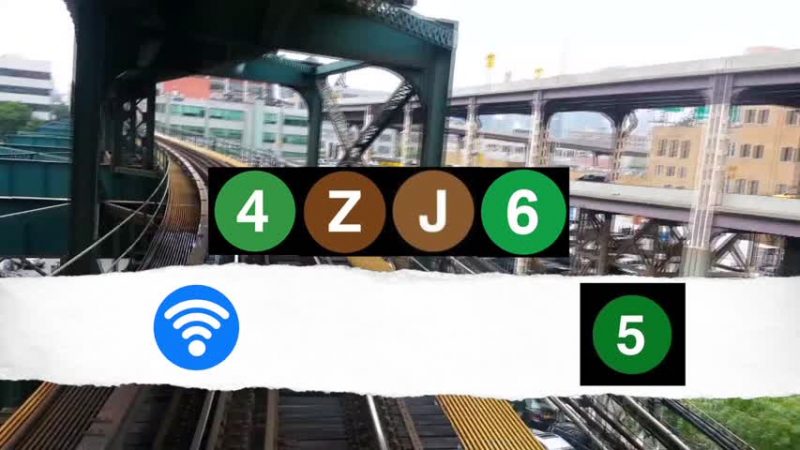 紐約地鐵無線上網 Q線信號最佳