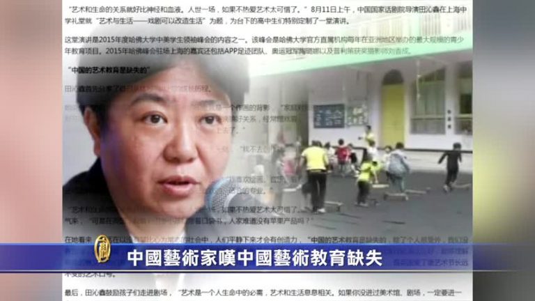 【禁聞】中國藝術家嘆中國藝術教育缺失