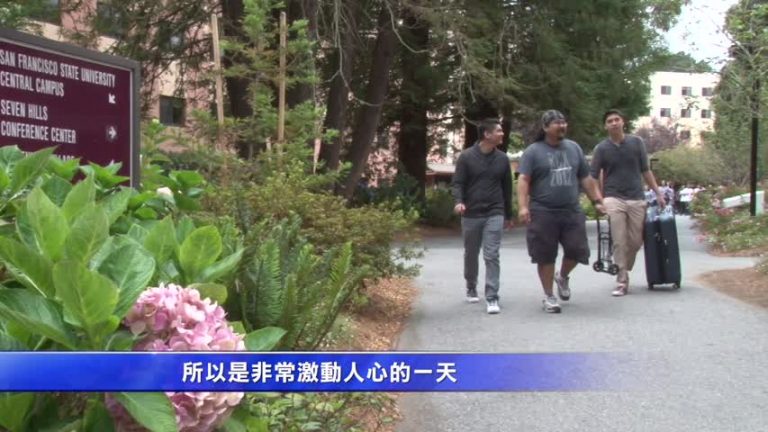 大學新生入住宿舍 全家總動員