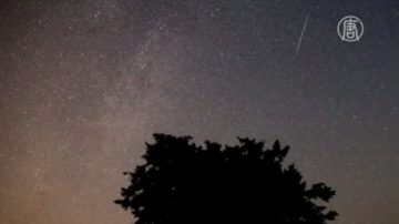 英仙座流星雨光临 星空璀璨