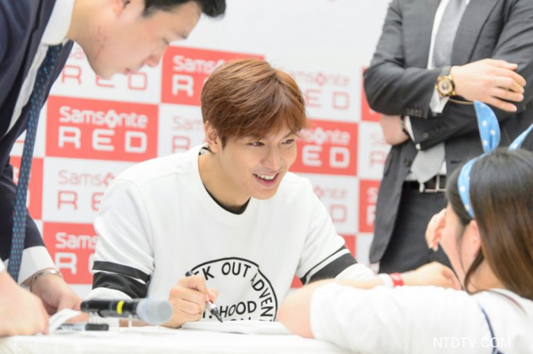 韓流巨星李敏鎬首爾簽名會