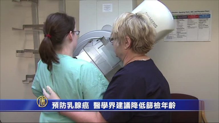 預防乳腺癌 醫學界建議降低篩檢年齡