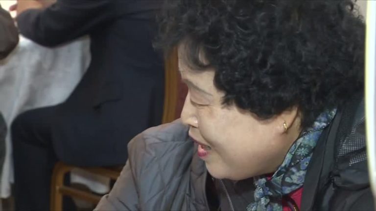 韓朝離散家屬團聚 第一輪揮淚道別
