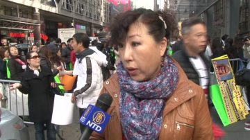 華人美甲業者 《紐時》前再抗議--採訪劉女士