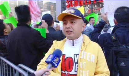 美甲業主紐時抗議現場-David採訪
