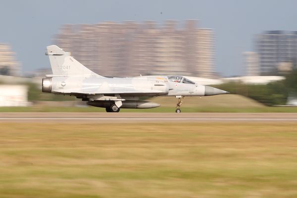 空軍新竹基地開放 AT-3展演市民搶先看