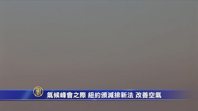 氣候峰會之際 紐約頒減排新法 改善空氣