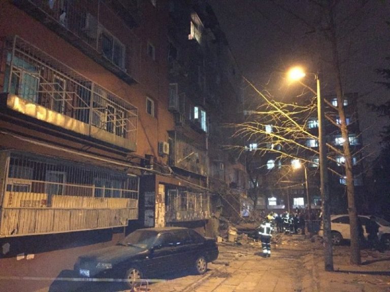 北京石景山小區爆炸 5層樓坍塌