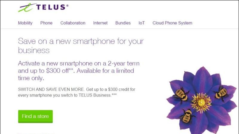 Telus的促销活动又回来了！100元拿iPhone6s 还送300话费