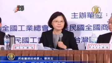 工商大老问两岸 蔡：压力与民意取得平衡