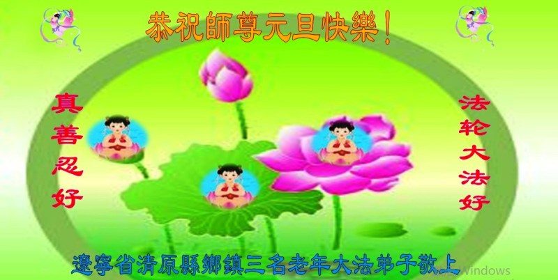 乡村法轮功学员恭祝李洪志大师新年快乐(28条)