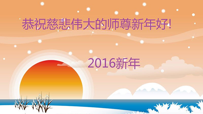 浙江法轮功学员恭祝李洪志大师新年快乐 (23条)