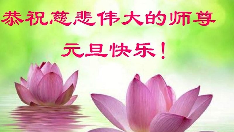 濰坊法輪功學員恭祝李洪志大師新年快樂(31條)