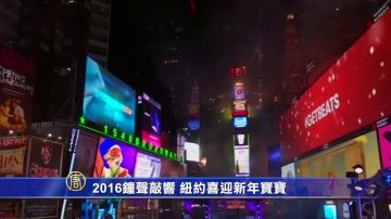 2016钟声敲响 纽约喜迎新年宝宝