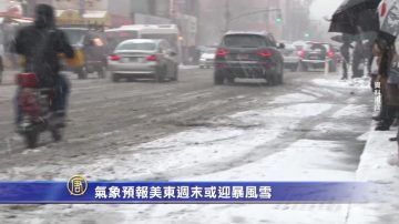 氣象預報美東週末或迎暴風雪