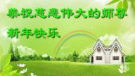 長春法輪功學員恭祝李洪志大師新年快樂(25條)