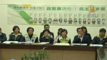 拚國會過半 民進黨望支持者集中政黨票