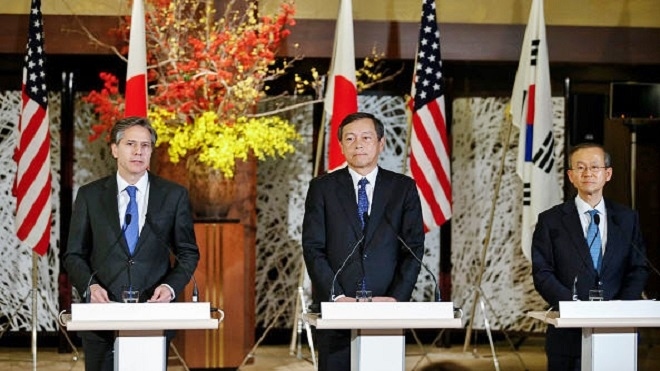 美日韓外交官討論 聯合國內製裁朝鮮
