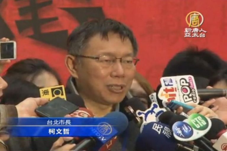 柯文哲視察年貨大街 難避政治選舉話題