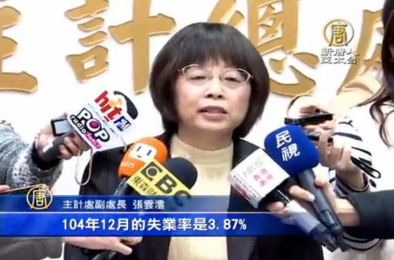 台12月失業率3.87 高過日韓
