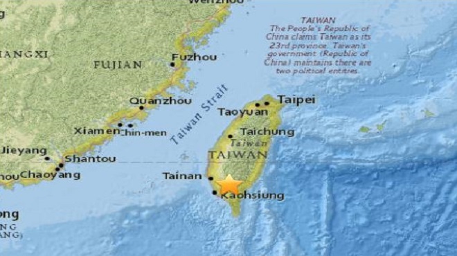 台灣南部發生芮氏規模6.4地震 震感強烈【視頻】