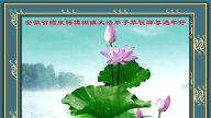 安徽法轮功学员恭祝李洪志大师新年快乐(20条)