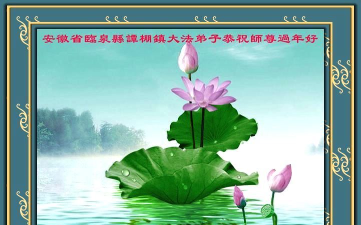安徽法轮功学员恭祝李洪志大师新年快乐(20条)