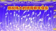 被非法關押的法輪功學員恭祝李洪志大師新年快樂(25條)