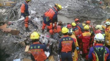 台强震最后一名罹难者寻获 赖清德：维冠搜救结束