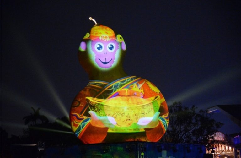 「福祿猴」聲光秀完整版，189個「醜」字，自嘲結尾