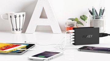 Aukey 25W/1A 5 USB端口充电器