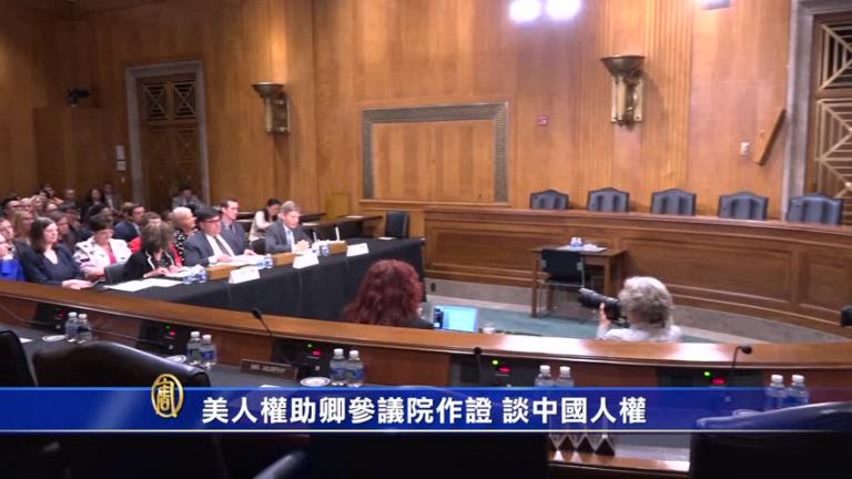 美人權助卿參議院作證 談中國人權