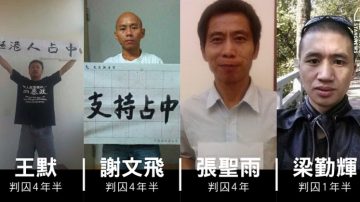 中共重判声援占中人士 各界吁放人