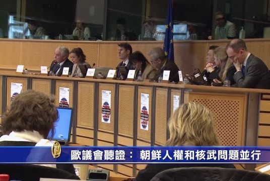 歐議會聽證： 朝鮮人權與核武問題並行